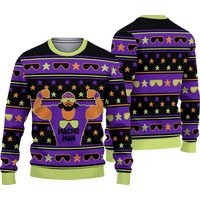 Wrestling Entertainment Macho Man Ugly Christmas Sweater