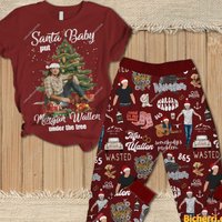 Wallen Western Pajamas Set, Country Band Pajamas, Western Pajamas