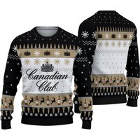 Canadian Club Beer Ugly Christmas Sweater