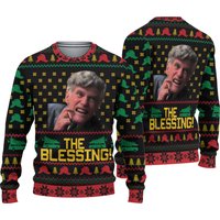 The Blessing Uncle Lewis Ugly Sweater, Funny Ugly Christmas Sweater