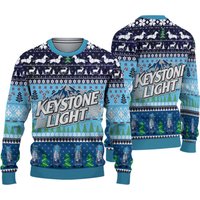Keystone Light Moutain Beer Ugly Christmas Sweater