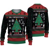 Oh, Chemist Tree Science Ugly Christmas 3d Sweater