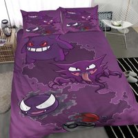 Personalized Gengar Beddin Duvet Covers Bedding Set,twin Full Queen King Cover Pillow