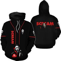 Ghost Face 3d Hoodies, Scream Ghostface Hoodie