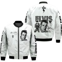 Elvis Presley King Of Rock Men's Bomber Jackets
