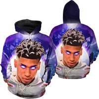 Nle Choppa Rapper Hip Hop Hoodies 3d