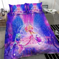 Barbie Pearl Princess Quilt Cover Soft Bedding Set