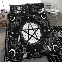 Gothic Bedding Moon Bedding Set