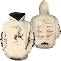 B-a-d Bunny Nadie Sabe Album Tracklist Hoodie 3d