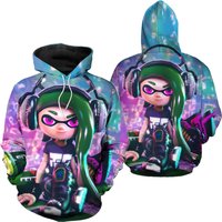 Splatoon Game 3d Hoodie