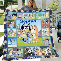 Blueydad Christmas Fleece Throw Blankets
