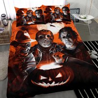 3d Printed Horror Movie Halloween Bedding Set