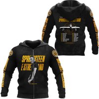 Bruce Springsteen 2023 Tour Springsteen N E Street Band 3d Zip Hoodie