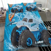 Megalodon Monster Truck Custom Bedding Set