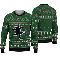 Funny Fried Pussycat National Lampoons Christmas Vacation Ugly Sweater