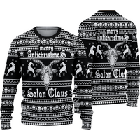 Antichristmas Satan Claus Horror Christmas Ugly Sweater