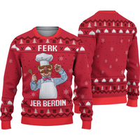Ferk Jer Berdin The Swedish Chef Christmas Ugly Sweater