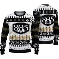 805 Beer Ugly Christmas Sweater