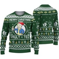 Funny Vault Tec Falllout Ugly Christmas Sweater