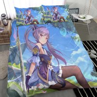 Genshin Impact Duvet Cover Pillow Cover Bedding Set
