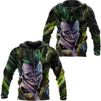 Joker 3d Zip Hoodie, Cosplay Hoodie