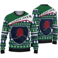 Alaska Lover Ugly Christmas Sweater