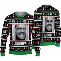 Heres Johnny The Shining Ugly Christmas Sweater