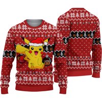 Pika Pkm Christmas Ugly Sweater