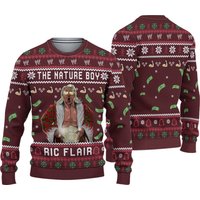 The Nature Wrestling 3d Ugly Christmas Sweater