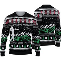 Driving Home For Golf Christmas Sweatshirt