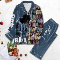 Elvis Presley Christmas Pajamas Set
