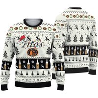 Titos Santa Hat Ugly Christmas Sweater