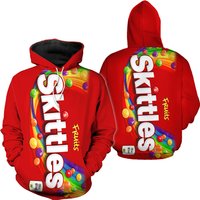 Chocolate Candy Skittle Fruits Halloween 3d Hoodies