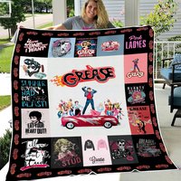 Danny Zuko Sandy Olsson Grease Blanket