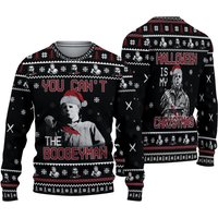 Michael Myers Horror Christmas Ugly Sweater