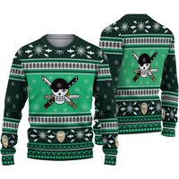 Zoro Sweater, One Piece Christmas 3d Sweater