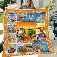Go Dog Go Fleece Blanket
