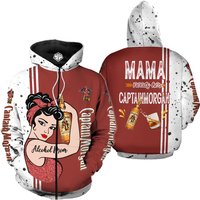Alcohol Mom Mama Needs Her Captain Hoodie