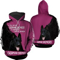 Lover Black German Shepherd Dog 3d Hoodie