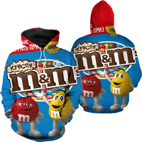 M And M Halloween Costume 3d Hoodie
