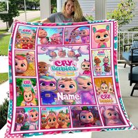 Personalized Cry Babies Quilt Blanket