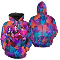 Bts Kpop 3d Hoodie, Jin Suga J Hope Rm Jimin 3d Hoodie