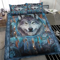 Native American Wolf 3d All Over Printed Bedding Set