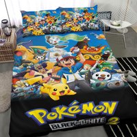 Pkm Duvet, Pika Bedding Set Twin, Queen