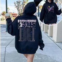 Olivia Rodrigo Guts Tour 2024 2 Sides T-shirt, Olivia Rodrigo Hoodies