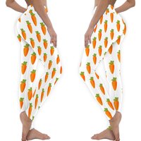 Cute Carrot Vegetable Leggings