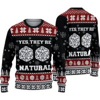 D&d Yes They Are Natural Ugly Sweater