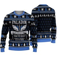 Dnd Paladin The Oathbound Knight Christmas 3d Ugly Sweater