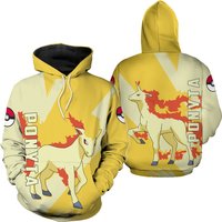 Ponyta 3d Hoodie