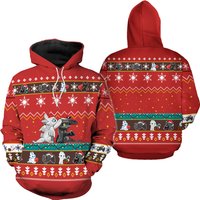 Christmas Night Fury Light Fury 3d Hoodies